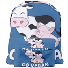 Friends Not Food - Cute Cow, Pig And Chicken Giant Full Print Backpack