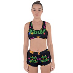 Happy Easter Racerback Boyleg Bikini Set