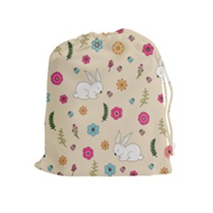 Easter Bunny  Drawstring Pouches (extra Large)