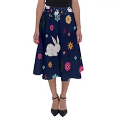 Easter Bunny  Perfect Length Midi Skirt