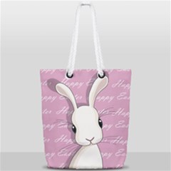 Easter Bunny  Full Print Rope Handle Tote (small)