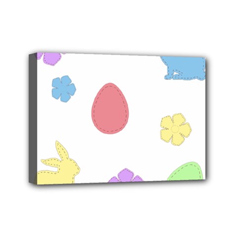 Easter Patches  Mini Canvas 7  X 5 