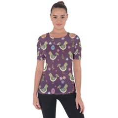 Easter Pattern Short Sleeve Top