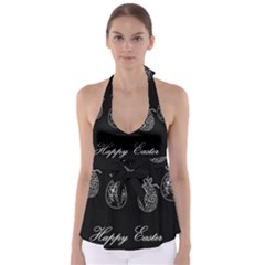 Easter Eggs Babydoll Tankini Top