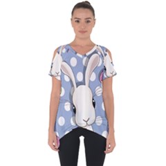 Easter Bunny  Cut Out Side Drop Tee
