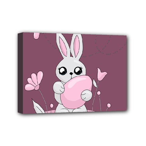 Easter Bunny  Mini Canvas 7  X 5 
