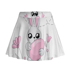 Easter Bunny  Mini Flare Skirt