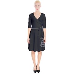 Gadsden Flag Don t Tread On Me Wrap Up Cocktail Dress by snek