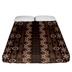 African Style Vector Pattern Fitted Sheet (king Size)