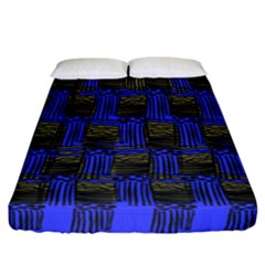 Basket Weave Fitted Sheet (california King Size) by Sapixe
