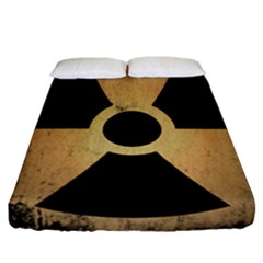Radioactive Warning Signs Hazard Fitted Sheet (california King Size)