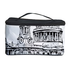 Line Art Architecture Church Cosmetic Storage Case