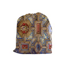 Church Ceiling Box Ceiling Painted Drawstring Pouches (large) 