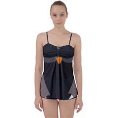 Sowa Owls Bird Wild Birds Pen Babydoll Tankini Set by Sapixe