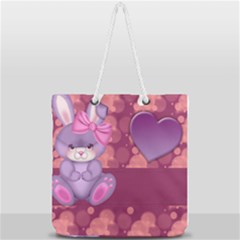 Illustration Love Celebration Full Print Rope Handle Tote (large)