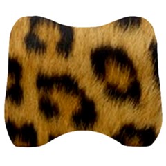Animal Print Velour Head Support Cushion