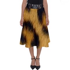 Animal Print 3 Perfect Length Midi Skirt