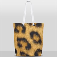 Animal Print 3 Full Print Rope Handle Tote (small)