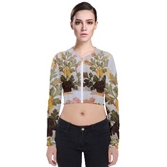Holy Land Flowers 7 Zip Up Bomber Jacket