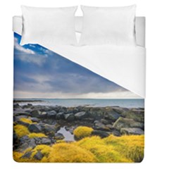Iceland Nature Mountains Landscape Duvet Cover (queen Size) by Sapixe
