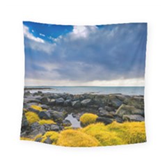 Iceland Nature Mountains Landscape Square Tapestry (small) by Sapixe