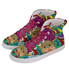 Supersonic Armadillo Men s Hi-top Skate Sneakers by chellerayartisans