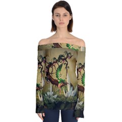 Cute Fairy Off Shoulder Long Sleeve Top by FantasyWorld7