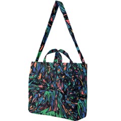 Tree Forest Abstract Forrest Square Shoulder Tote Bag