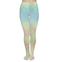 Pastel Mermaid Sparkles Tights by retrotoomoderndesigns