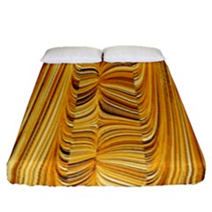 Electric Field Art Xl Fitted Sheet (queen Size)