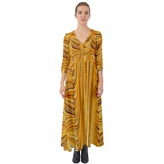 Electric Field Art Xl Button Up Boho Maxi Dress