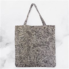 Zentangle Birds Grocery Tote Bag by 100rainbowdresses