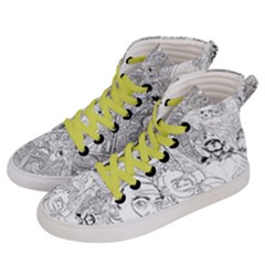 Artists Women s Hi-top Skate Sneakers by 100rainbowdresses