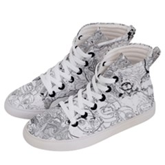 Artists Men s Hi-top Skate Sneakers by 100rainbowdresses