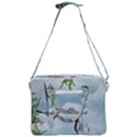 Funny Stork With Creepy Snake Baby Cross Body Office Bag View3