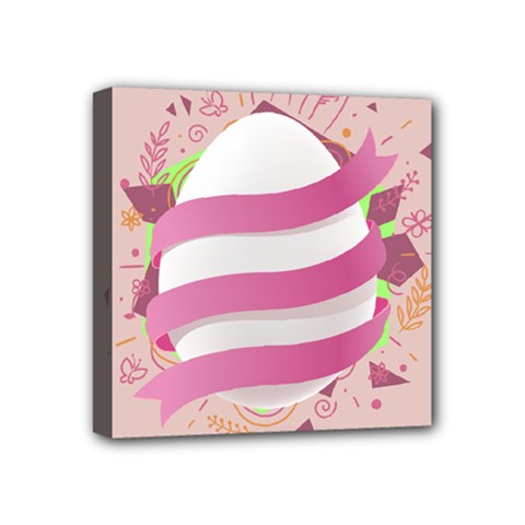 Easter Egg Mini Canvas 4  X 4  (stretched)