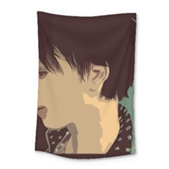 Punk Face Small Tapestry by snowwhitegirl