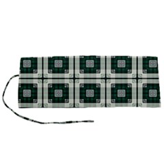 Pattern Design Texture Fashion Roll Up Canvas Pencil Holder (s)