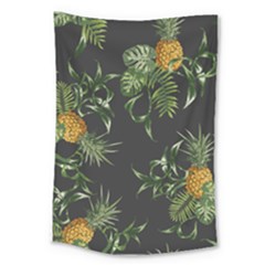 Pineapples Pattern Large Tapestry by Sobalvarro