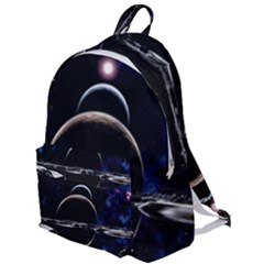 Planet Sky Lake Landscape Sun The Plain Backpack