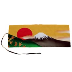 Mount Fuji Japan Lake Sun Sunset Roll Up Canvas Pencil Holder (s) by Simbadda