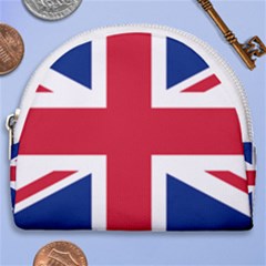 Uk Flag Horseshoe Style Canvas Pouch