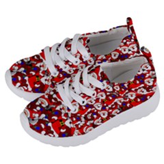 Nicholas Santa Christmas Pattern Kids  Lightweight Sports Shoes by Simbadda