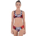 Wonderful Fairy With Butterflies And Roses Criss Cross Bikini Set View1