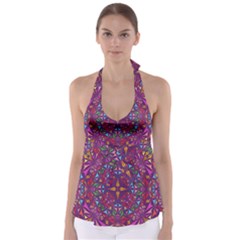 Kaleidoscope  Babydoll Tankini Top