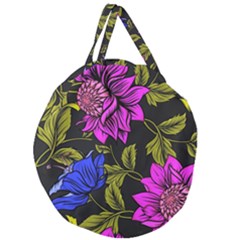 Botany  Giant Round Zipper Tote by Sobalvarro