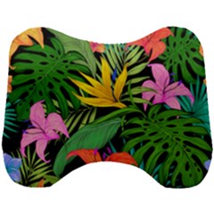 Tropical Greens Head Support Cushion