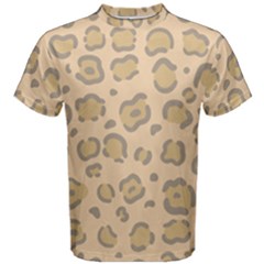 Leopard Print Men s Cotton Tee by Sobalvarro
