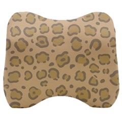 Leopard Print Velour Head Support Cushion by Sobalvarro