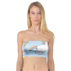 Unicorn Seamless Pattern Background Vector Bandeau Top by Sobalvarro